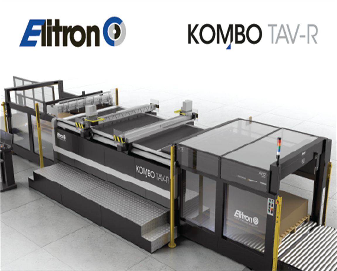 Elitron Kombo TAV-R automated dieless cutting and creasing